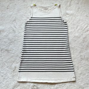 Anthropologie Allihop striped sleeveless mariner dress size xs